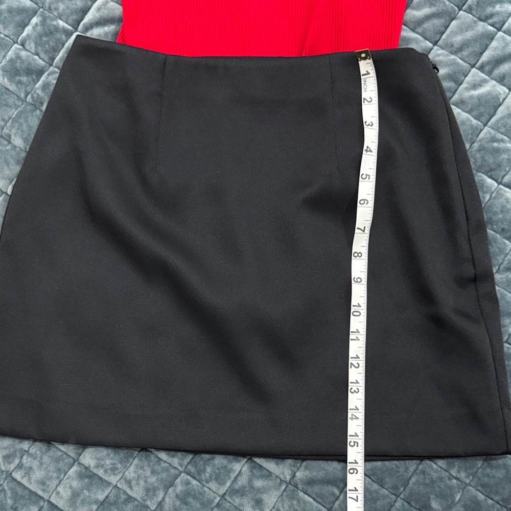 a new day Black Mini Skirt